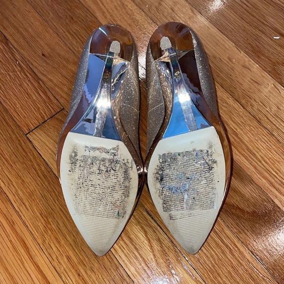 Mark Fisher Gold Sparkle Glitter Pump date wedding party birthday - Picture 6 of 6